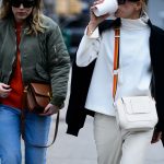 New York Fashion Week Adam Kats and Celine in Blue and White Denim