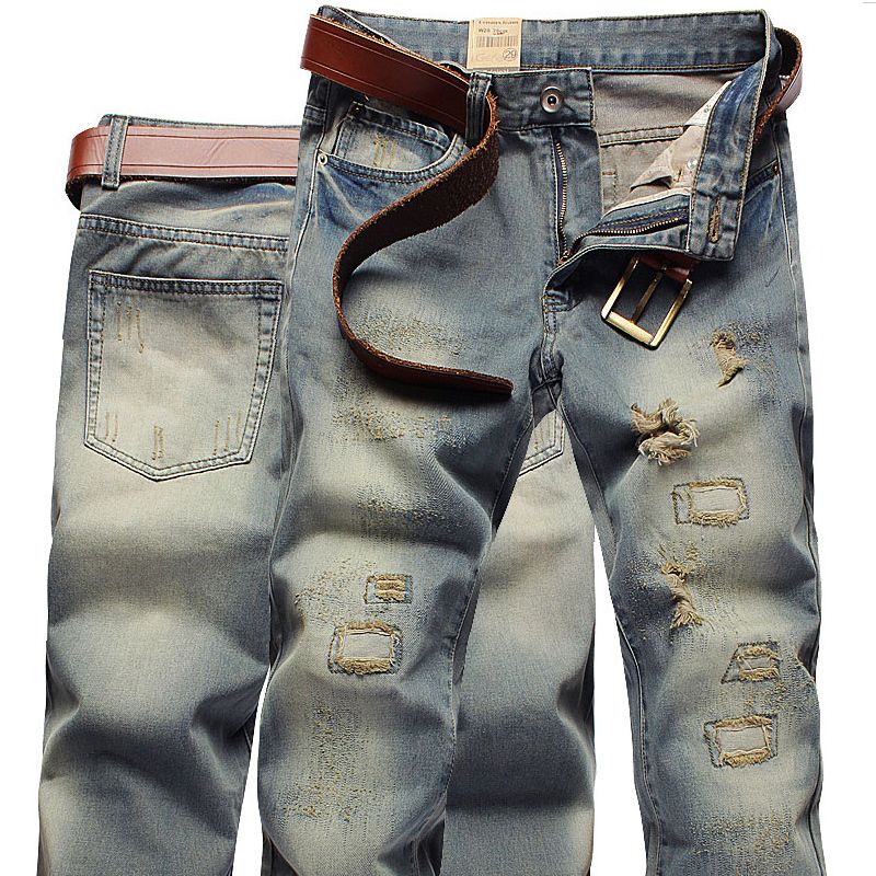 vintage finishing jeans