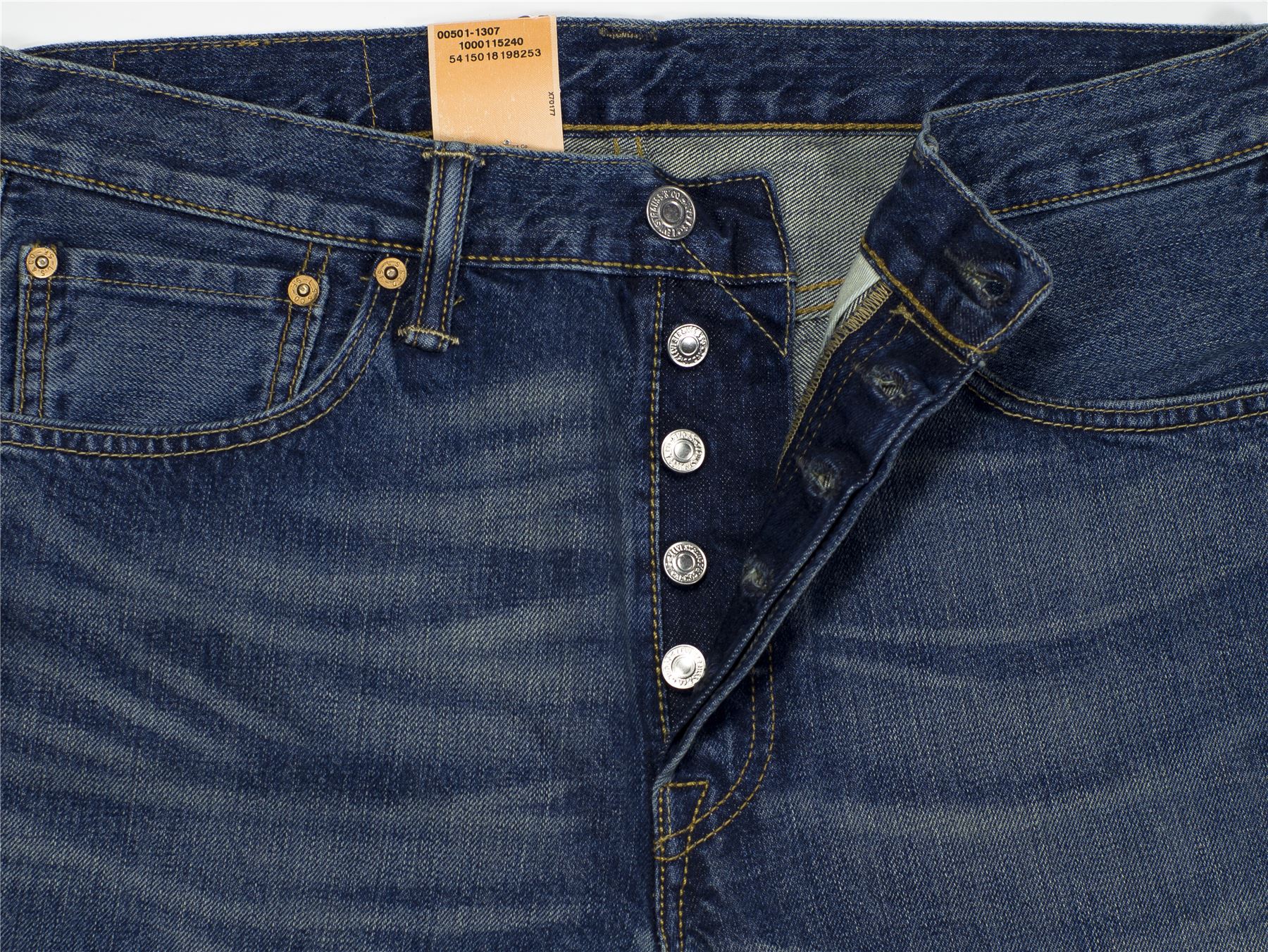 levi's button fly 501